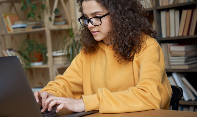 person working using black laptop