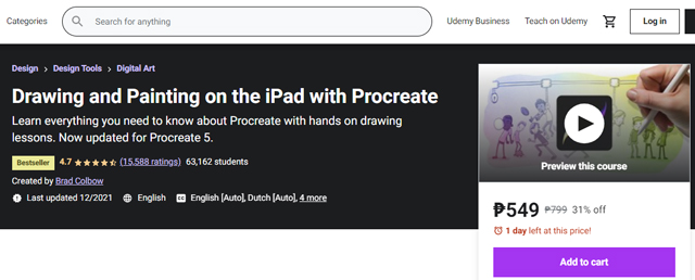 “Drawing and Painting with Procreate” course description