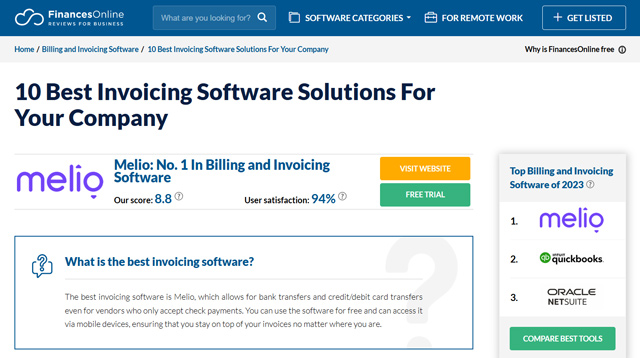 best invoicing software solutions