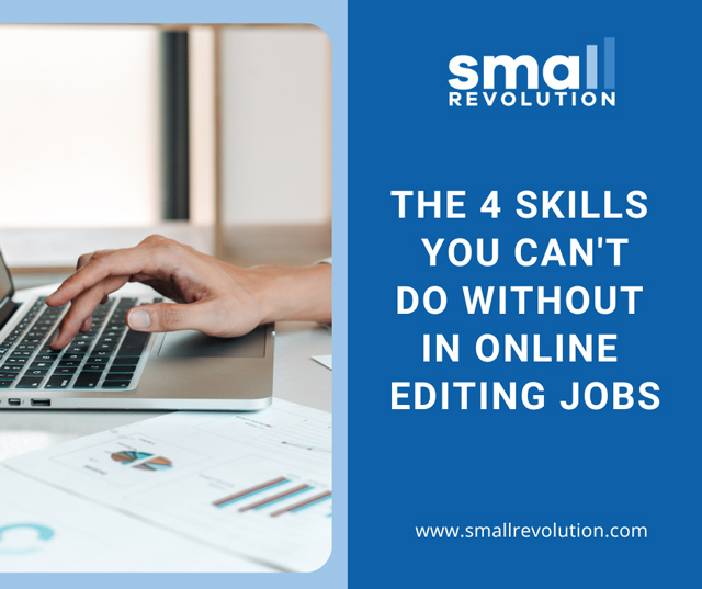 share on Facebook 4 skills you can't do without online editing jobs