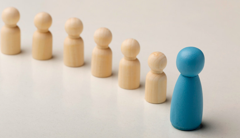 life business roles with various pawns