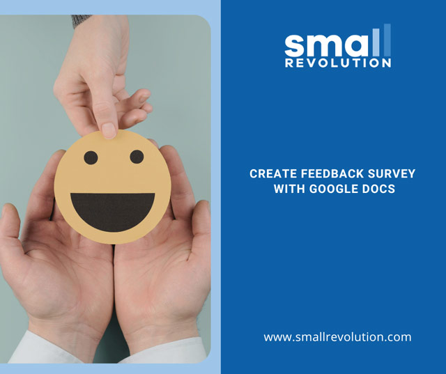 share on Facebook create feedback survey with Google Docs